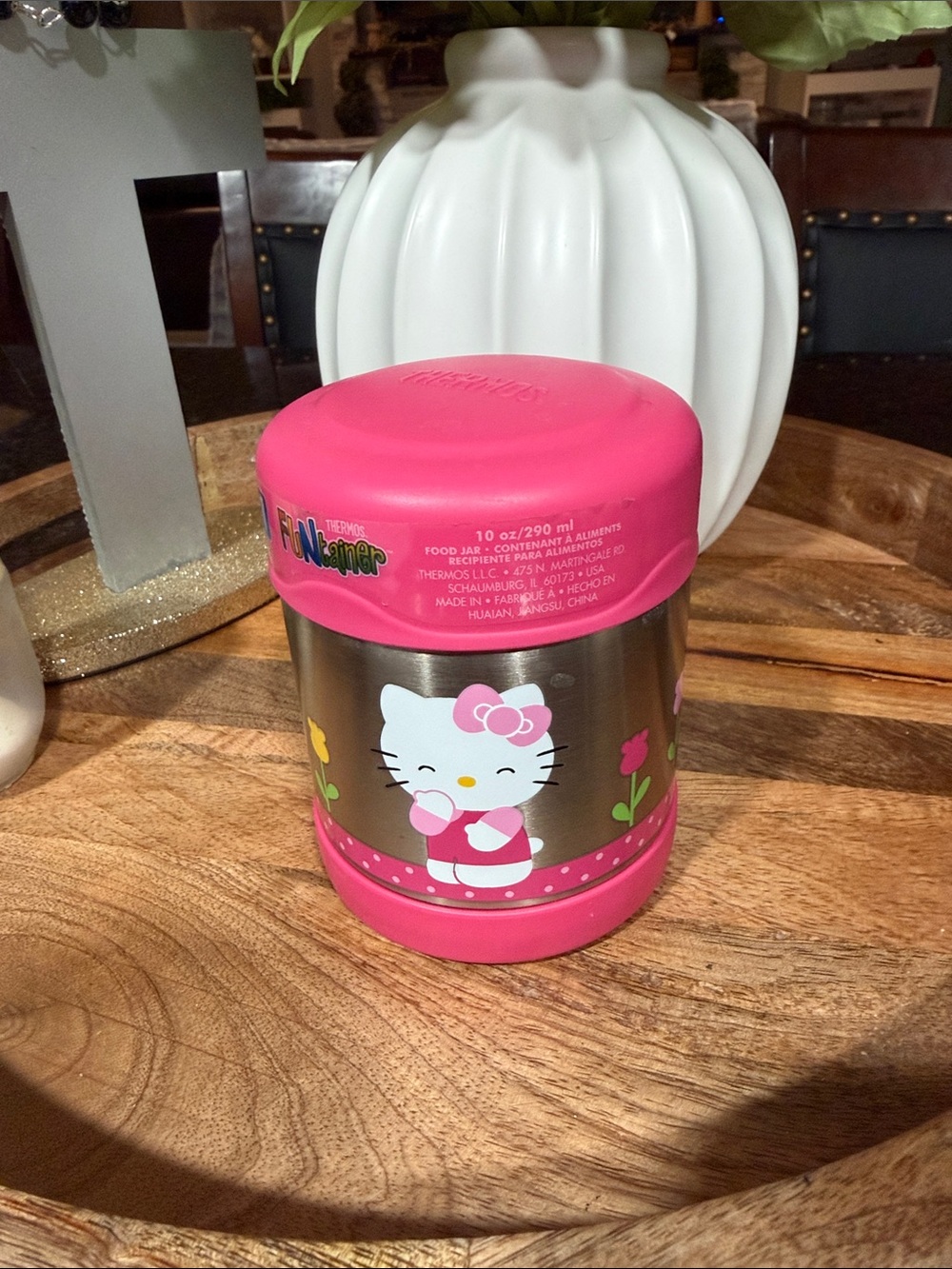Hello kitty Thermos Funtainer Stainless Steel Food Jar 10 oz Hot Cold Kids Lunch